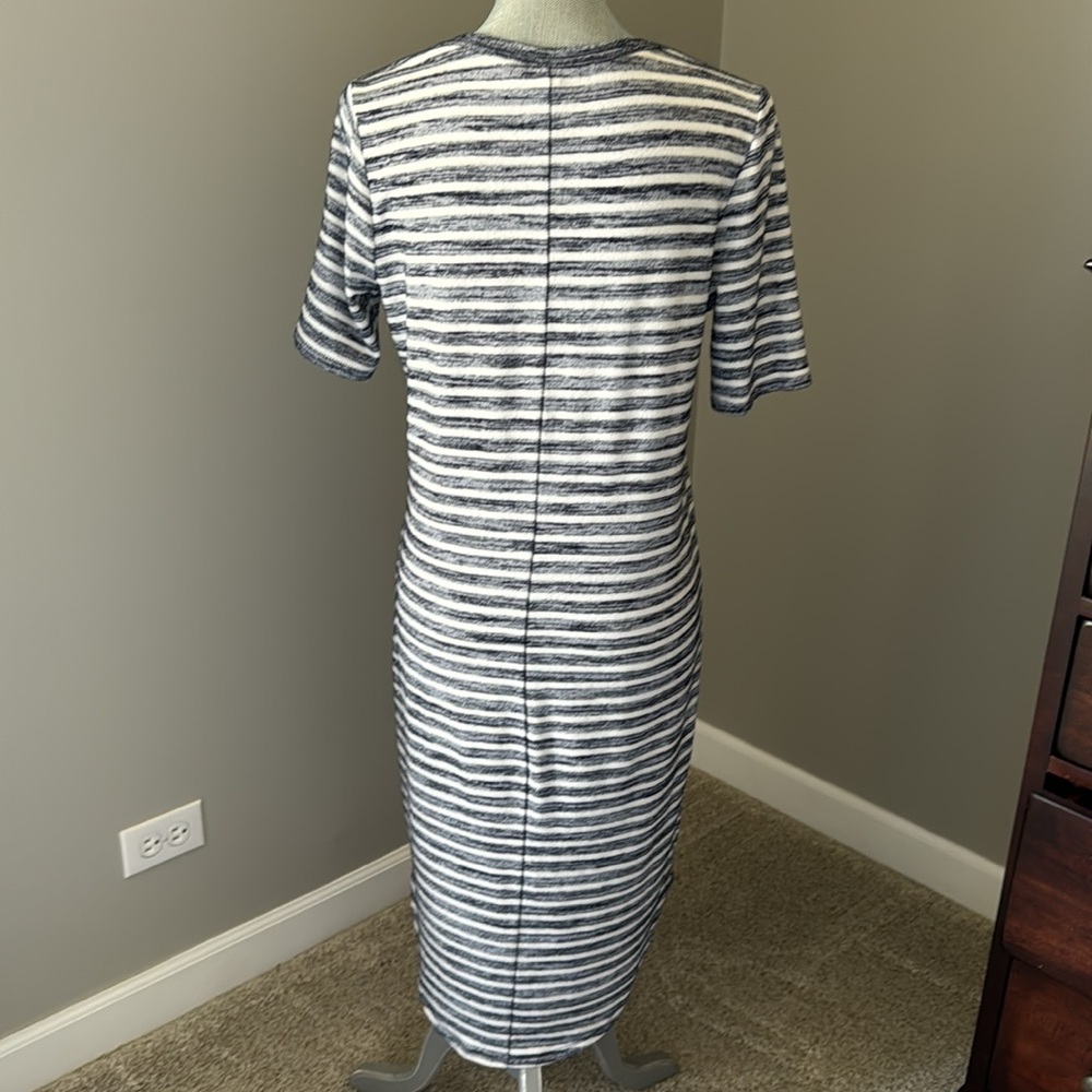 Gap Navy and White Striped T-Shirt Dress - Picture 3 of 6